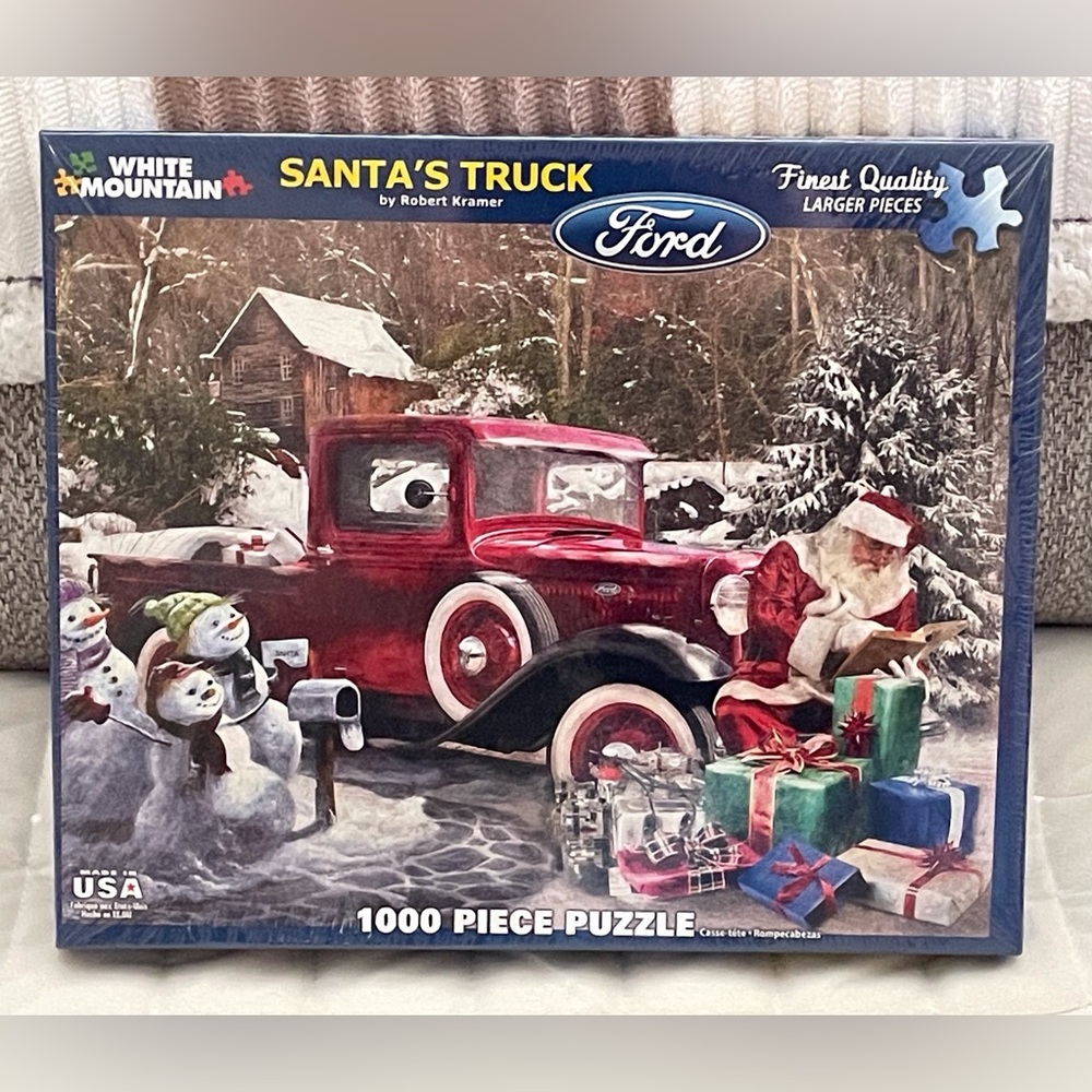 Ford Santa’s Truck 1000 Piece Puzzle - Unopened